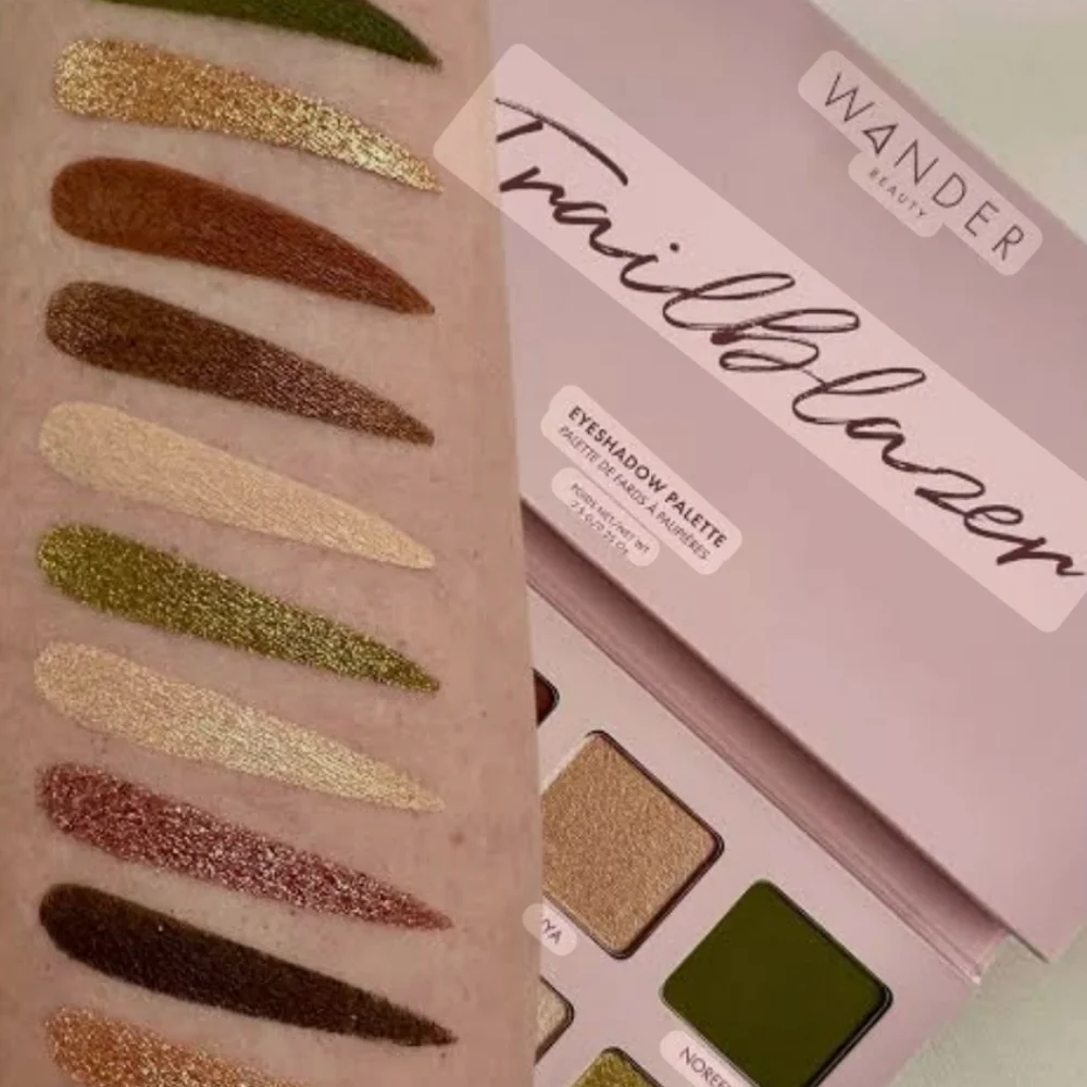 Wander Beauty Trailblazer Palette 10 Pan 7.5g .25oz Shimmer And Matte NEW unused